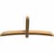 Ekena Millwork Bellingham Timber Gable Bracket, Western Red Cedar, 60"W x 27"H x 3 1/2"D x 3 1/2"F, 11/12 Pitch GBW060X27X0404BEL00SWR - alternate 2